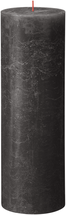 Bolsius Stumpenkerze Rustikal Stürmisch Grau - 30 cm / ø 10 cm