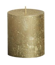 Bolsius stompkaars Metallic goud 80/68 mm