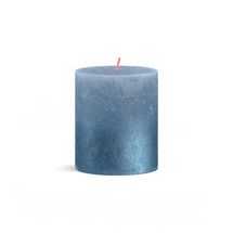 Bougie cylindrique Bolsius Ciel Bleu Couchant - 8 cm / 7 cm