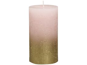Bolsius stompkaars Fading goud & roze 130/68 mm