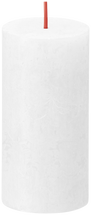 Vela de bloque Bolsius Rustiek Cloude White - 10 cm / Ø 5 cm