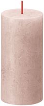 Bougie cylindrique rustique Bolsius Misty Pink - 10 cm / ø 5 cm
