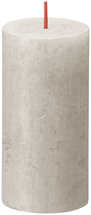 Bougie cylindrique rustique Bolsius Sandy Grey - 10 cm / ø 5 cm