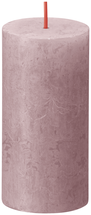 Candela a colonna Bolsius Rust Ash rose 100/50 mm