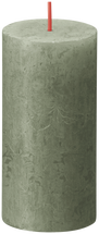 Bougie cylindrique rustique Bolsius Olive Fraîche - 10 cm / ø 5 cm