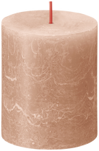 Bolsius Stumpenkerze Rustikal Creamy Caramel - 8 cm / ø 7 cm