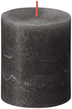 Bougie cylindrique Bolsius Rustique Stormy Grey - 8 cm / ø 7 cm