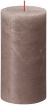 Bolsius Stumpenkerze Rust Rustic Taupe 130/68 mm