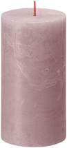 Bougie cylindrique rustique Bolsius Rose cendré - 13 cm / ø 7 cm