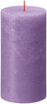 Vela de bloque Bolsius Rustiek Vibrant Violet - 13 cm / Ø 7 cm