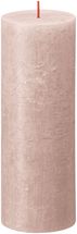 Bougie cylindrique rustique Bolsius Misty Pink - 19 cm / ø 7 cm