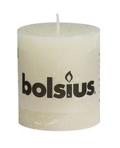 Bolsius stompkaars Rustiek ivoor 80/68 mm