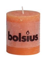 Bolsius stompkaars Rustiek oranje 80/68 mm