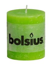Bolsius stompkaars Rustiek lime 80/68 mm