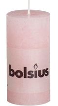 Bolsius stompkaars Rustiek pastel roze 100/50 mm
