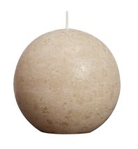 Bolsius bolkaars Rustiek beige Ø 80 mm