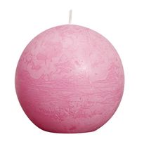 Bolsius bolkaars Rustiek roze Ø 80 mm