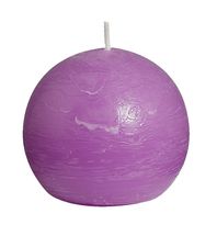 Bolsius bolkaars Rustiek lila Ø 80 mm