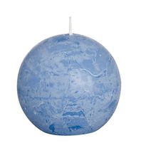 Bolsius bolkaars Rustiek jeans blauw Ø 80 mm