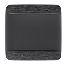 Villeroy &amp; Boch Dinerbord Manufacture Rock Zwart 28 x 28 cm