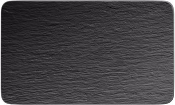 Piatti da portata Villeroy &amp; Boch Manufacture Rock nero 28 x 17 cm