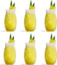 Verre à cocktail / Verre à ananas Tiki 400 ml - 6 pièces