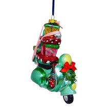 Albero di Natale Addobbo Scooter con Regali