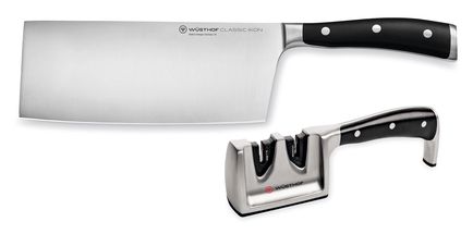 Wusthof Set di coltelli da cucina e affilatori Classic Ikon 2-Piece