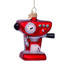Machine à café boule de Noël Vondels rouge