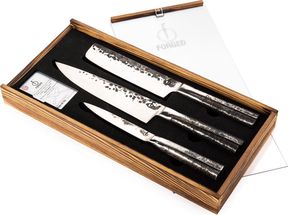 Set de couteaux Forged Intense - 3  pièces - Couteau de cuisine, Hachoir à viande et Couteau universel
