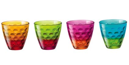 Bormioli Glazen Dots Assorti