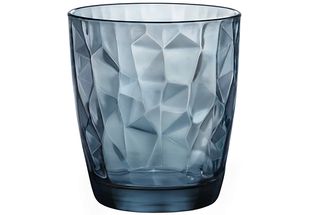 Bormioli Glas Diamond Blauw 390 ml