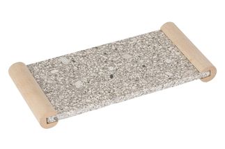 CasaLupo Serveerplank Cosy Medical Stone Grijs 33 x 16 cm