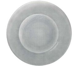 Bormioli plat bord Inca zilver
