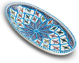Dishes_Deco_Ovale_Schaal_Turquoise_Blue_Fine_30_cm