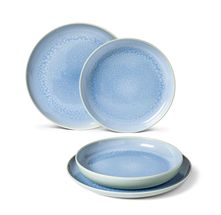 Set piatti Villeroy &amp; Boch Crafted blueberry turquoise - 4 pezzi