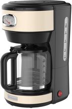 Cafetiere retro blanc vanille Westinghouse - 1000 W - WKCMR621WH