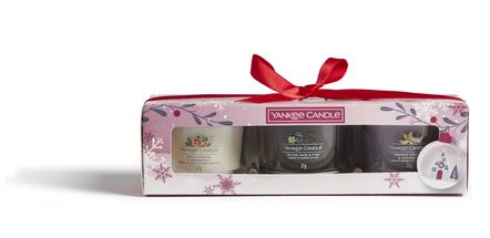 Yankee Candle Set regalo Snow Globe Wonderland Signature Mix - 3 Pezzi