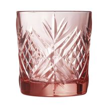 Arcoroc Glass Broadway Tumbler Pink 300 ml - Set of 6