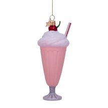 Vondels Kerstbal Milkshake Roze