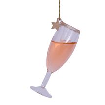 Vondels Kerstbal Prosecco Glas Roze