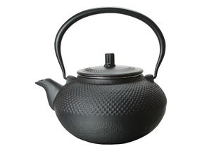 Cookinglife Théière Sakura Tea en fonte noire 1,5 litre