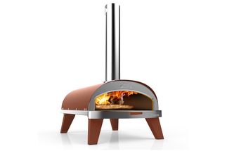 ZiiPa Pizzaofen Piana - Holz befeuert - mit Thermometer - Terrakotta - für ø 30 cm Pizzen