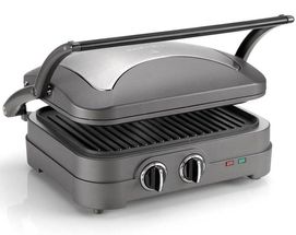 Griglia elettrica Cuisinart (grill, BBQ & panini) Style - GR47E - grigio