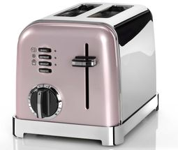Grille-pain Cuisinart Style - CPT160PIE - fonction de décongélation - 6 fonctions - vintage pink 