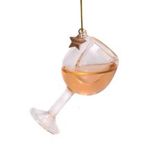 Vondels Kerstbal Wijnglas 