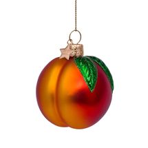 Vondels Kerstbal Perzik Oranje 