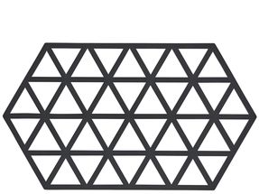 Zone Denmark Pannenonderzetter Black Triangles Siliconen 24 x 14 cm