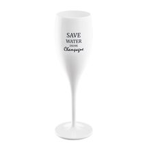 Koziol Champagneglas Cheers Save Water