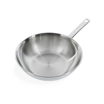 Poêle wok BK Bright en acier inoxydable - ø 28 cm - Sans revêtement antiadhésif